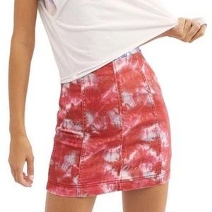 NWT Free People Modern Femme Denim Mini Skirt